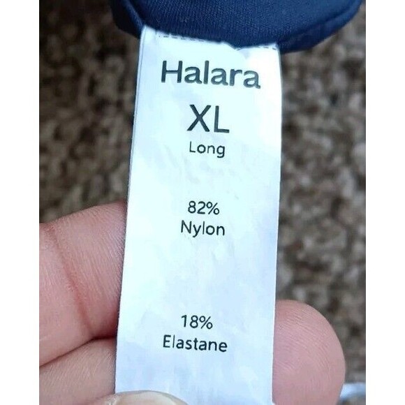 Halara Women's Super High Waisted 2-in-1 Yoga Shorts Size XL Blue Indigo Hybrid - Picture 9 of 10